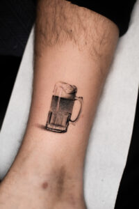 Tatouage - biere - microrealism - montpellier